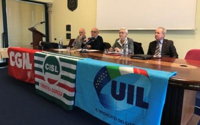 MANOVRA NON ALL’ALTEZZA DEL PAESE, SERVE UNA SCOSSA: Partita oggi da Monfalcone la campagna di CGIL, CISL e UIL in Fvg; nei prossimi giorni convocati anche gli attivi dei delegati delle province di Udine, Pordenone e Trieste.