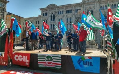 EUROPA, DIRITTI E TUTELA DEL LAVORO, GRANDE PARTECIPAZIONE DELLA UIL AL PRIMO MAGGIO IN FVG