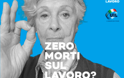 L’ATTRICE ARIELLA REGGIO TESTIMONIAL PER CAMPAGNA UIL ZERO MORTI SUL LAVORO