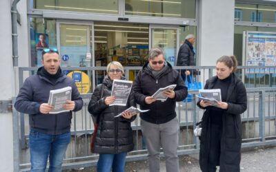 UILTUCS TRIESTE: VOLANTINAGGIO PER I DIRITTI DEI LAVORATORI EUROSPIN
